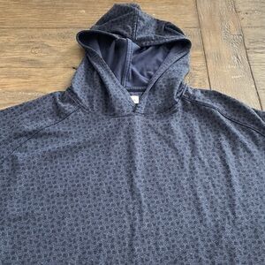Peter Millar blue skull pine hoodie